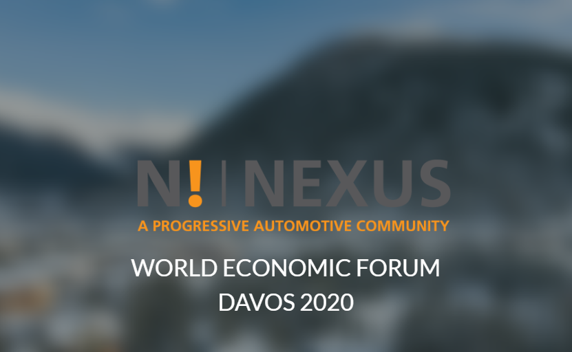 NEXUSAUTO I.S.A.  in Davos - launch of Circular Cars Initiative